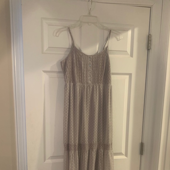 Gray maxi dress - Picture 2 of 10